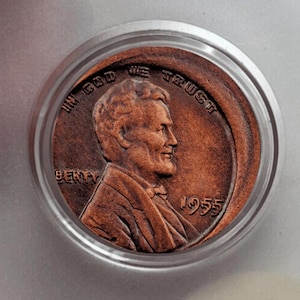 Coins Error 1955|55 doubled die Lincoln Penny Coin Commemorative Rare Collectible Coins