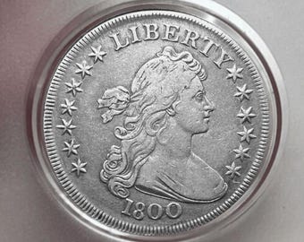 1800 Draped Bust Dollar Silver Dollar with Error Die Commemorative coins