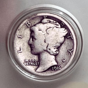 Münzen 1916 D Merkur Dime Münze Seltene Sammler Münzen
