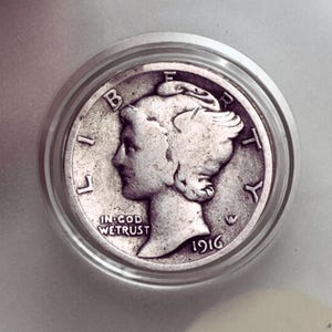 Coins 1916 D Mercury Dime Coin Commemorative Rare Collectible Coins