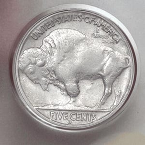 Coins 1937 D 3 Legged Buffalo Nickel Coin Commemorative Rare Collectible Coins
