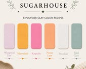Polymer Clay Recipes PDF | Sculpey Souffle Color Palette | Beginner Clay Mixing Guide | Soft Color Palette for Polymer Clay Art