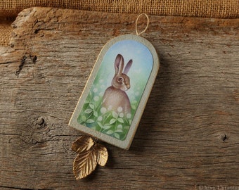 Hare - Handmade Hare Ornament/Hanger