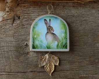 Hare - Handmade Hare Ornament/Hanger