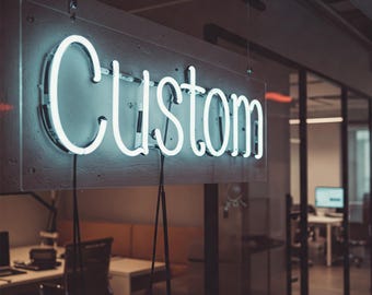 Custom Neon Sign: Personalized LED Neon Light Design