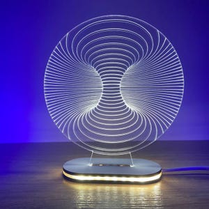 LED Acrylic Lamp,LED lamp, lightRGB light, 3D illusion lamp, 3D night light