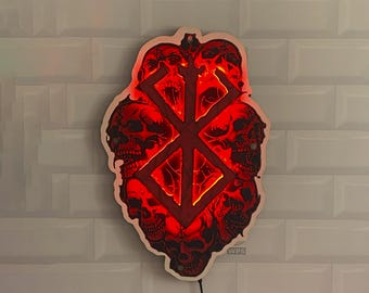 Berserk Brand of Sacrifice LED Wall Light, Berserk Brand of Sacrifice LED light, Berserk wall light