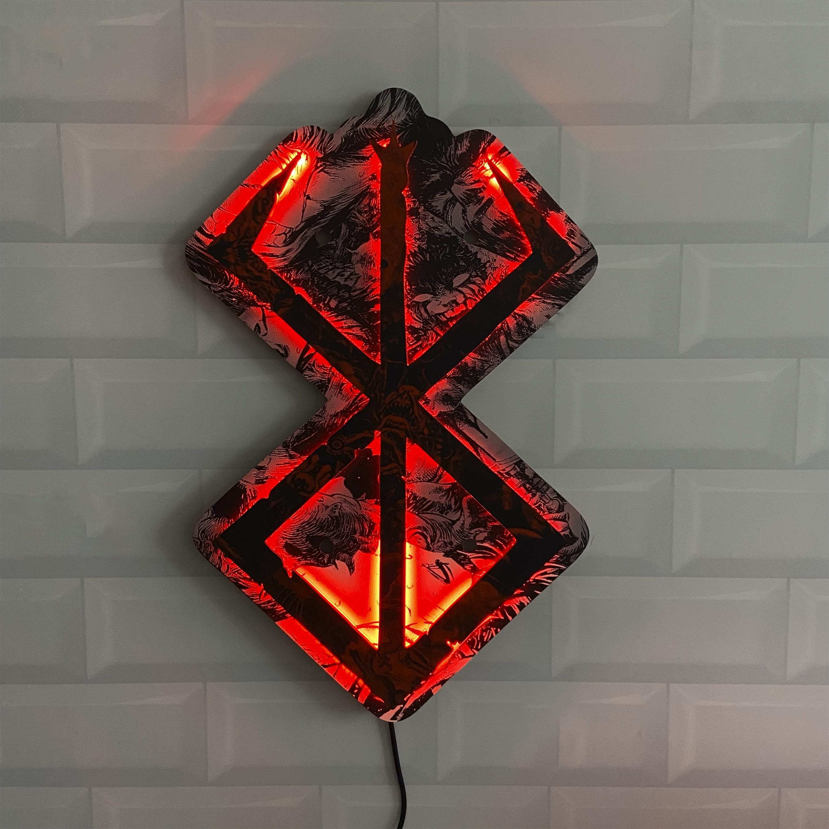Berserk Brand of Sacrifice LED Wall Light, Berserk Brand of Sacrifice LED light, Berserk wall light