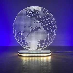 LED Acrylic Lamp,LED lamp, lightRGB light, 3D illusion lamp, 3D night light