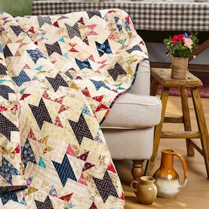 Scrap-Busting Flower Basket Quilt Pattern – Brilliant Baskets – PDF Download