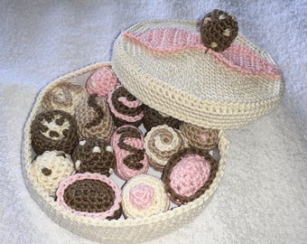 Tutoriel la boîte de chocolats tuto au crochet en français amigurumi chocolaterie