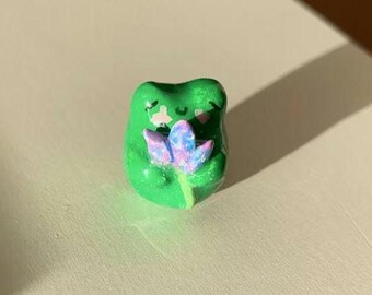 nachtleuchtende Sterne | handgefertigte Polymer Clay Handy-Anhänger
