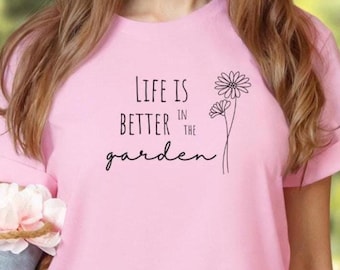 Magliette carine per il giardinaggio, t-shirt per il giardinaggio, regali per donne per il giardinaggio, magliette divertenti per il giardinaggio, regali per lei, regali per il giardinaggio, accessori per il giardino