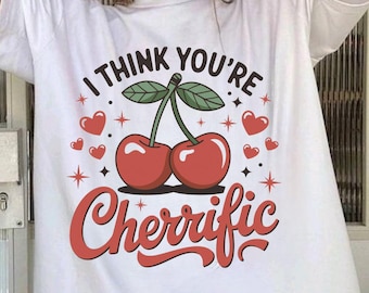 Camiseta de cerezas: camiseta gráfica, sudadera y sudadera con capucha «Cherrific»
