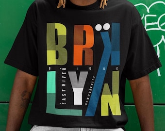 Camiseta gráfica de Brooklyn: ropa unisex de la ciudad de Nueva York
