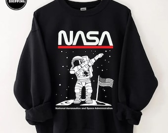 Sudadera, sudadera con capucha y camiseta unisex de algodón de la NASA