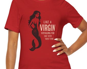 Virgin Voyages Unisex Sexy Mermaid Tee, Playful Spirit Cruise T-Shirt, Sailor Themed Top