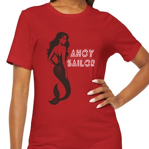 Virgin Voyages AHOY SAILOR T-shirt, Cruise Line Souvenir Tee