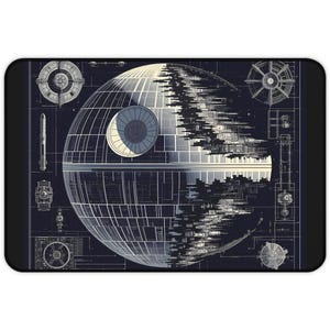 Galactic Desk Mat: Star Wars Inspired Space Decor, Gaming Mouse Pad, Office Accessories, Gift for Fans, Home Office Essentials