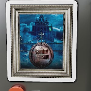 Disney Cruise Line Haunted Mansion Magnet, Spooky Halloween Cabin Decor, Classic Attraction Fan Gift, Fridge Decor
