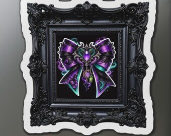 Ursula (Little Mermaid) Framed Bow Disney Villains Magnet | Disney Cruise Cabin Door
