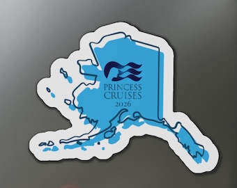 Princess Cruise Line Alaska 2026 Magnet
