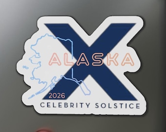 Celebrity Cruise Line Alaska 2026 Solstice Magnet
