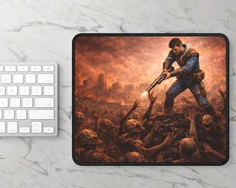 Vault Survivor, Gaming Mouse Pad | Post-Apocalyptic Zombie Shooter