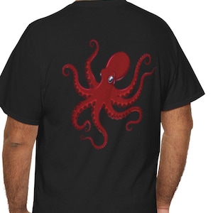 Octopus Unisex Tee, Virgin Voyages Cruise Line Shirt, Couples T-Shirt, Nautical Beach Apparel, Cruise Vacation Top