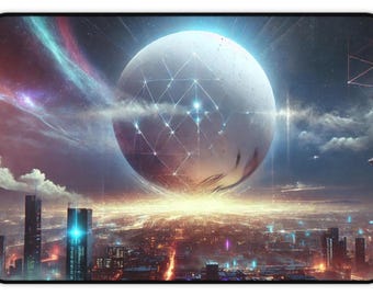 The Traveler Desk Mat  Stunning Destiny-Inspired Cosmic Art Eyes up Guardian