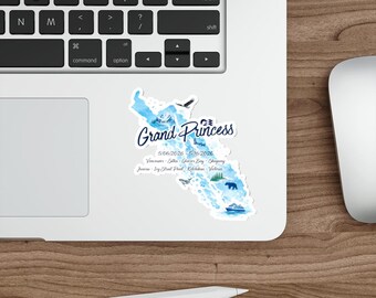 Grand Princess Cruise Alaska Sticker