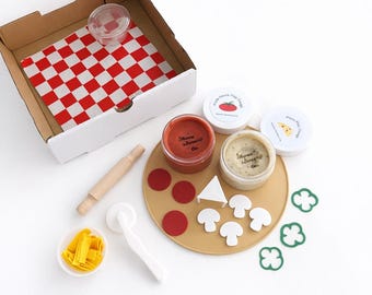 Kit de plastilina para pizzería