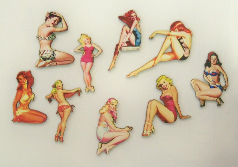 Classic Bathing Pinups 9 X Bathing Suit Pinups set 1 American Pin classic-bathing-pinups-9-x-bathing-suit-pinups-set-1-american-pin