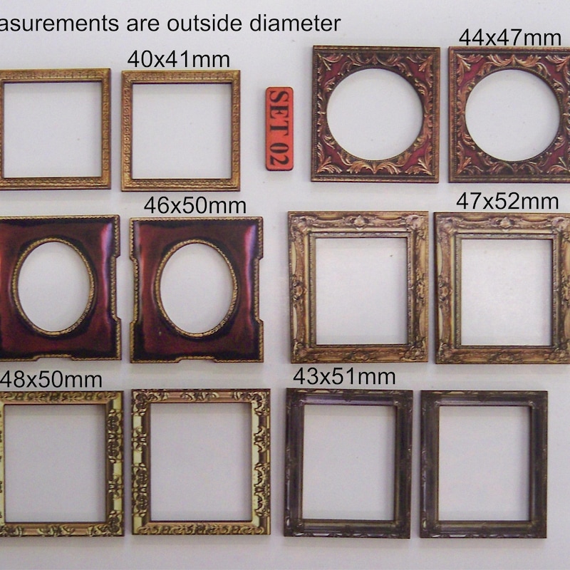 Mini Frame Example Mini Photo Frames - Etsy UK