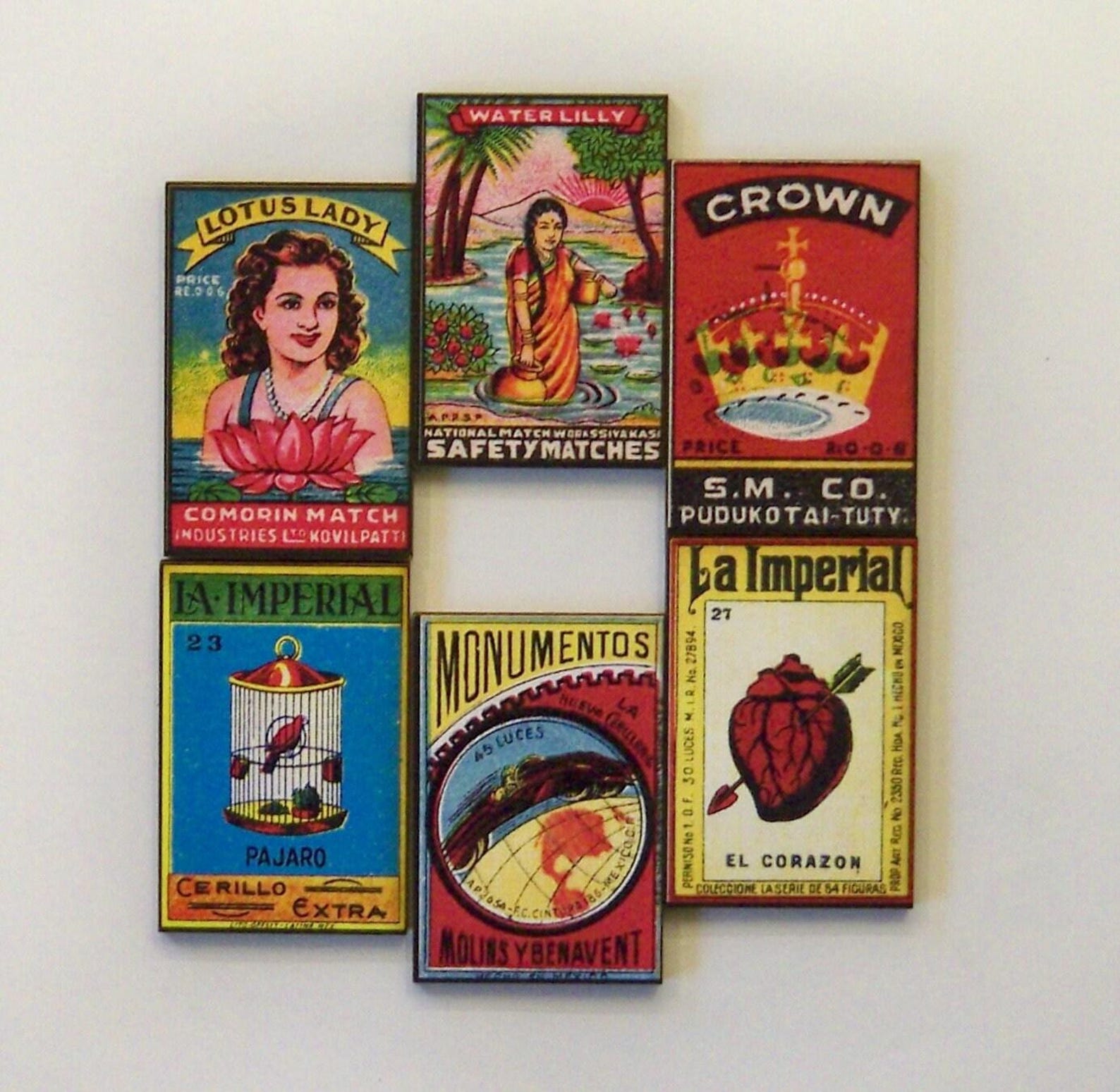 Matchbox Front Labels. This is a Pack of 18 Laser Wood Cuts Vertical ...