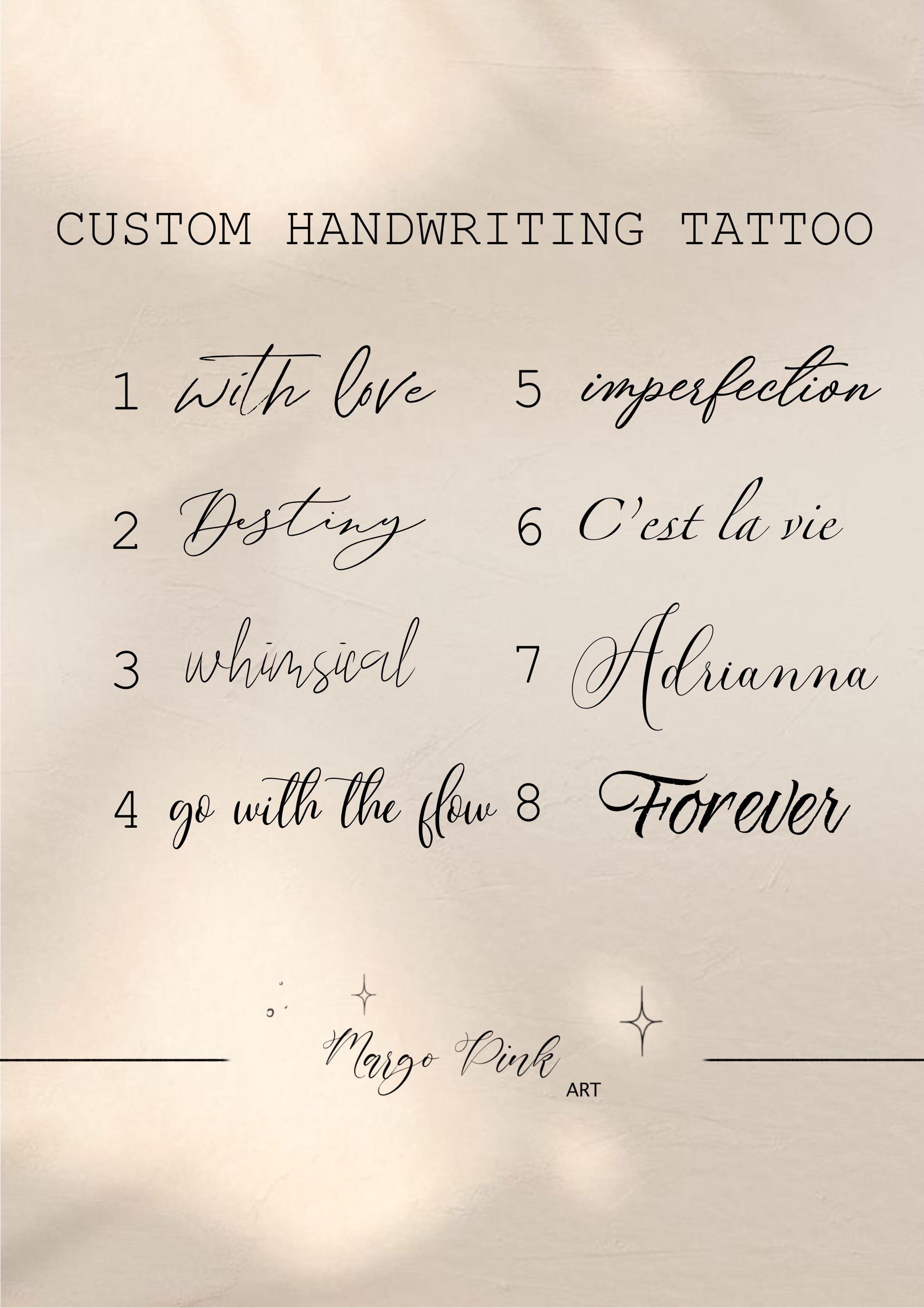 Beautiful tattoo fonts | Orangetattooshop.com