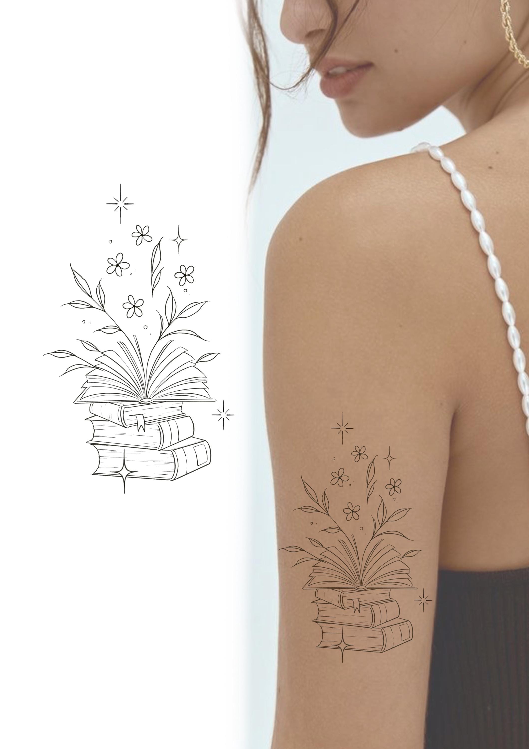 Small Tattoos That Celebrate Books