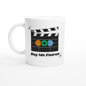 Tasse en céramique blanche de 11 oz inspirée des boîtes aux lettres - Parfaite pour les amateurs de cinéma