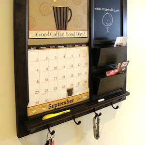 Wall Organizer Family Calendar Wall Calendar Frame Maple Furniture