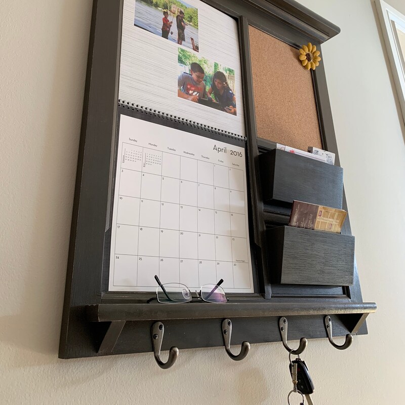 Wall Calendar Holder Etsy