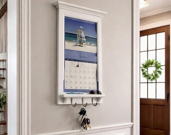 LANG Calendar Frame Family Organizer Command Center Storage Shelf