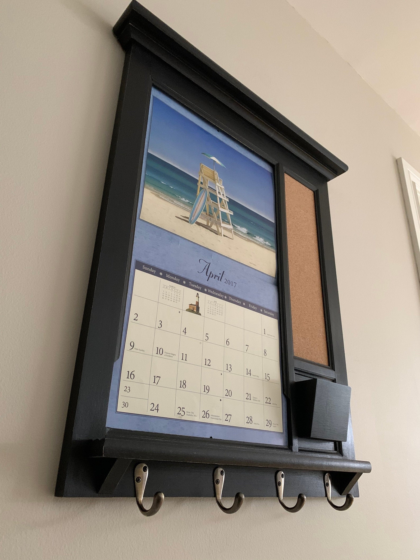 LANG Calendar Frame Front Loading Midsized Home Decor Framed Etsy