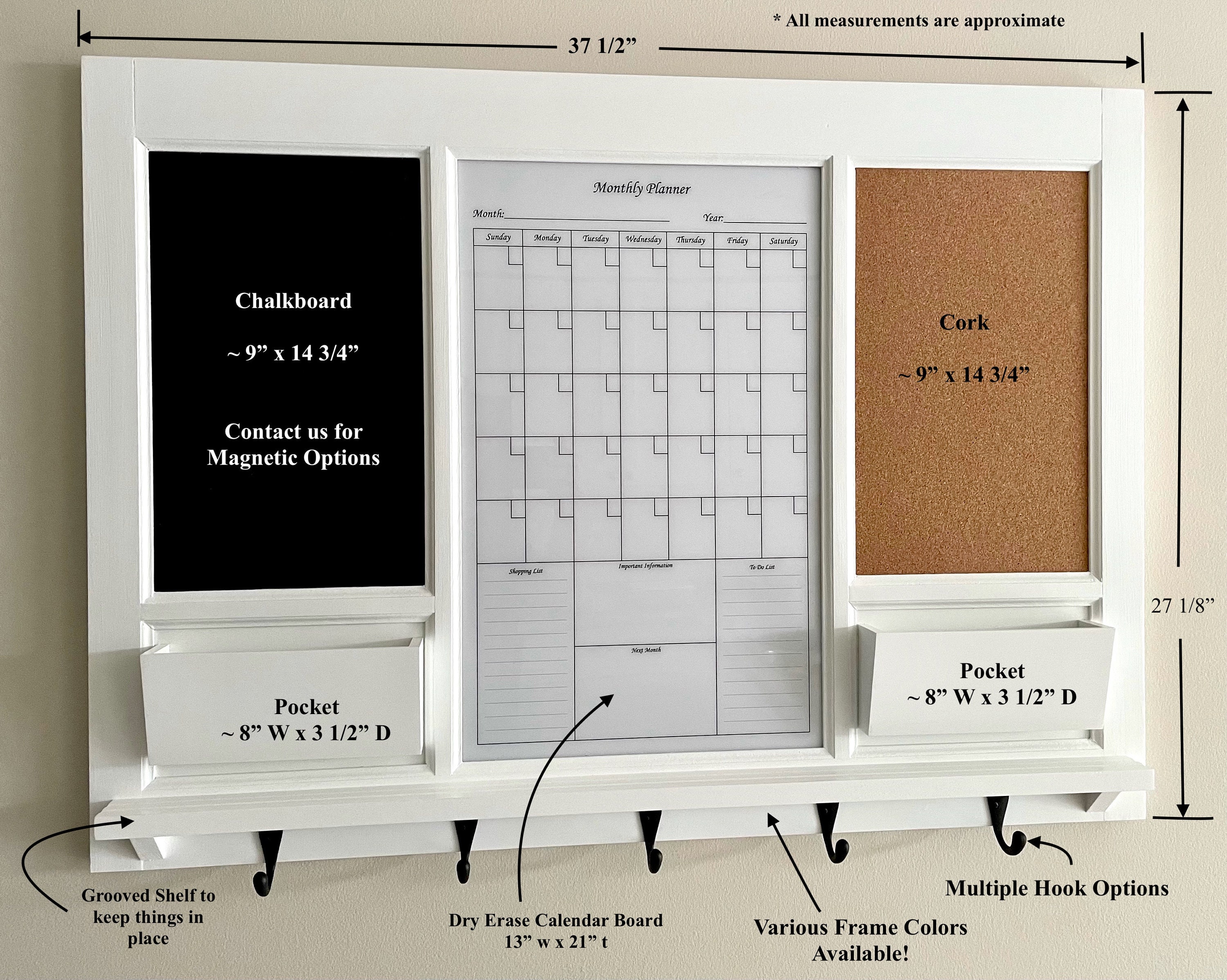 Get Organize Efficiently with Large Whiteboard Dry Erase Calendar