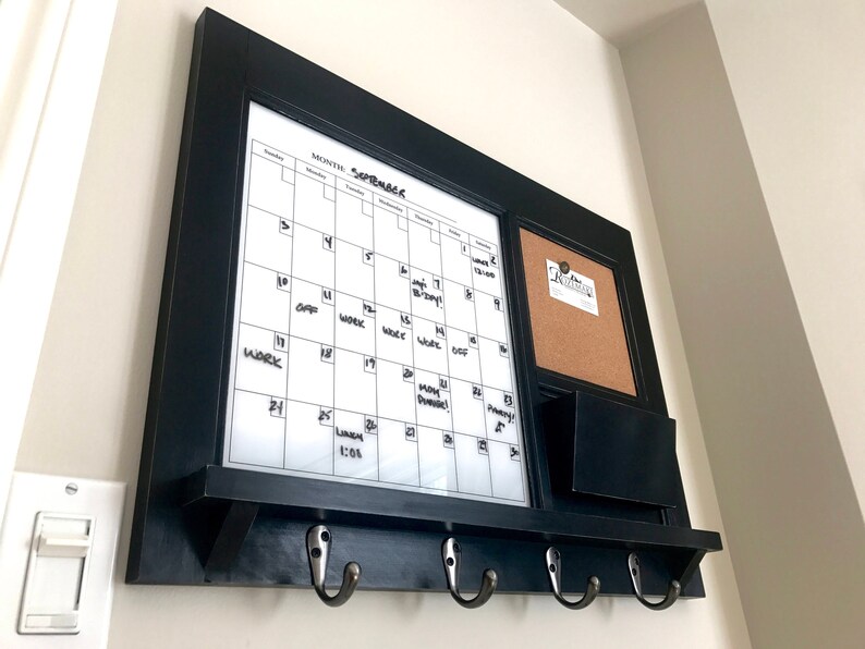 Modern Style Home Decor Wall Mail Organizer Storage White Etsy