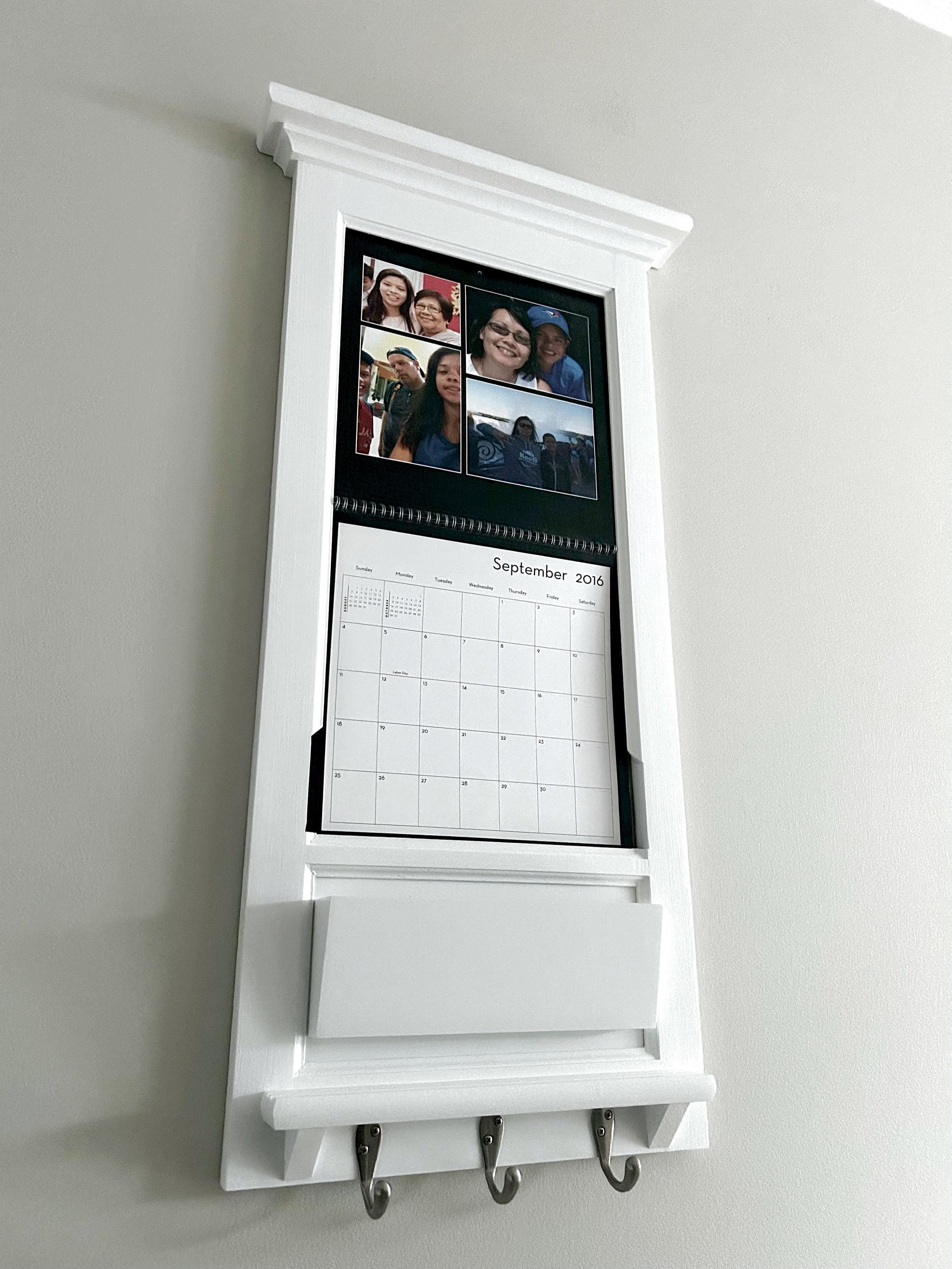 Shutterfly Calendar Frame Family Organizer Storage Shelf and Furniture ...