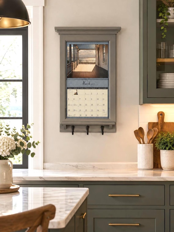 LANG ラング　カレンダー　ピクチャーフレーム　収納 LANG Calendar Frame Family Organizer Command Center Storage Shelf