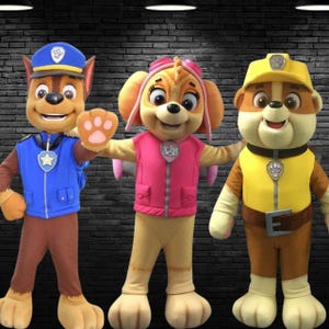 Welpen Held Maskottchen Kostüm Benutzerdefinierte Hund Charakter Anzug Kinder Party Kostüm Plüsch Schaum Cosplay Outfit Erwachsene Cartoon Hund Anzug