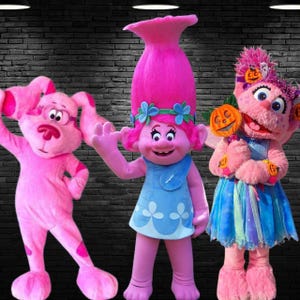Disfraz de mascota de tamaño natural personalizado, hecho a mano, de peluche, ideal como regalo de cumpleaños, Halloween o Navidad.