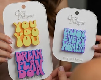 Gift-Ready Positive Quote Magnets STL File – Multicolor Print, AMS Compatible