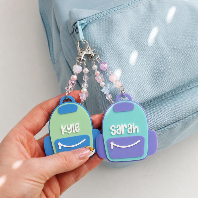 Backpack Name Tag, 3D printed to order in Wentzville MO